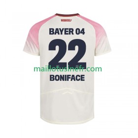 Maillot de Foot Bayer 04 Leverkusen Victor Boniface 22 Extérieur 2025-26